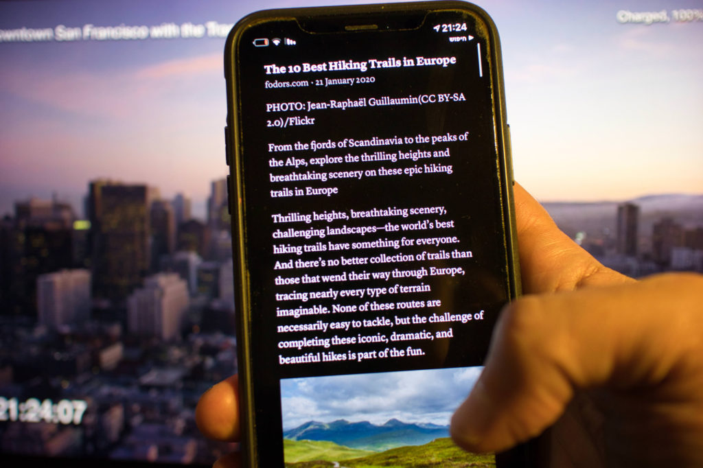 אפליקצית Instapaper